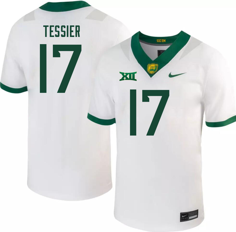 Men-Youth #17 Cade Tessier Baylor Bears 2023 College Football Jerseys Stitched Sale-White